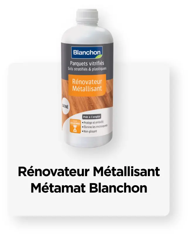 Rénovateur métallisant pour l'entretien du parquet vernis entretien du parquet vernis avec le rénovateur métallisant