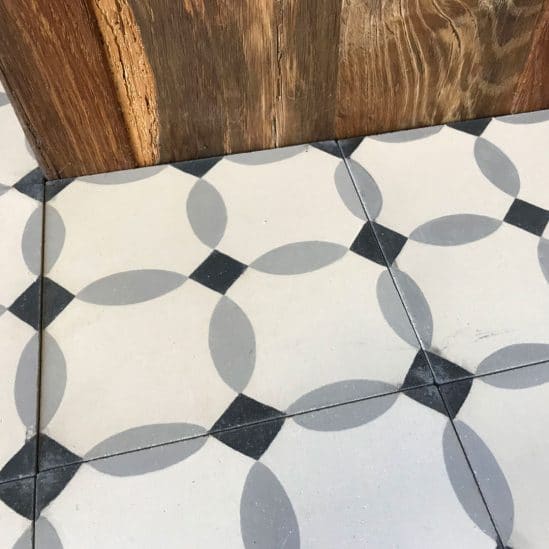 Carreaux de ciment - motif losange