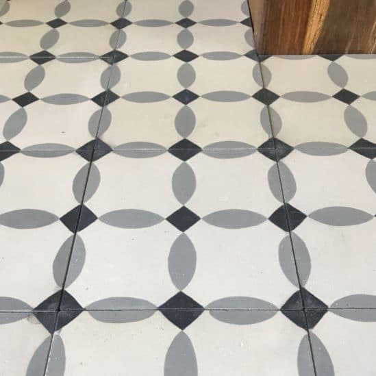 Carreaux de ciment - motif losange