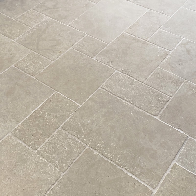 Dallage mera beige en format OPUS