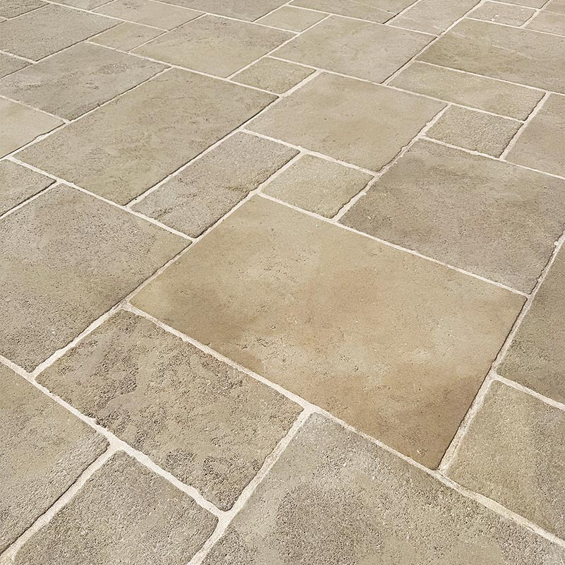 Dallage Mera beige au format OPUS