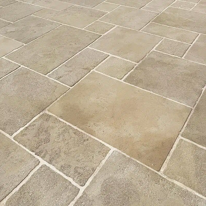 Dallage Mera beige au format OPUS
