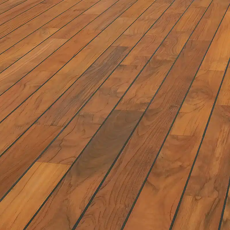 Parquet Pont de bateau - teck