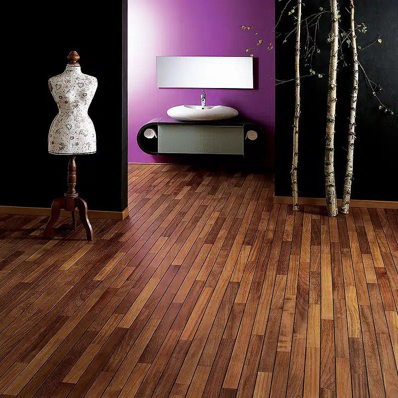 Parquet Pont de bateau - iroko