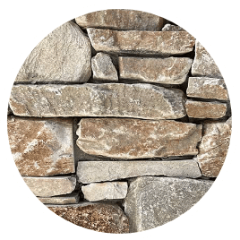 Type de matière parement en Quartzite