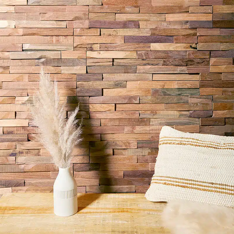 intérieur avec du parement en bois Chalet