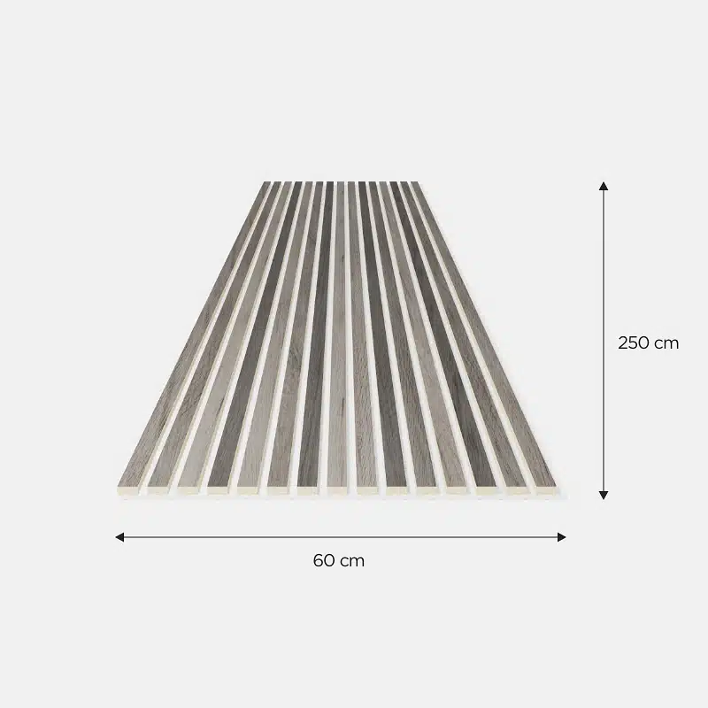 Panneau tasseau bois Pro chêne gris