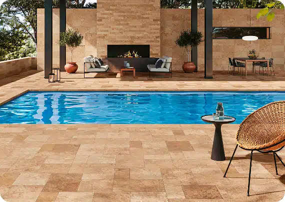 Carrelage d'imitation Travertin Tiber