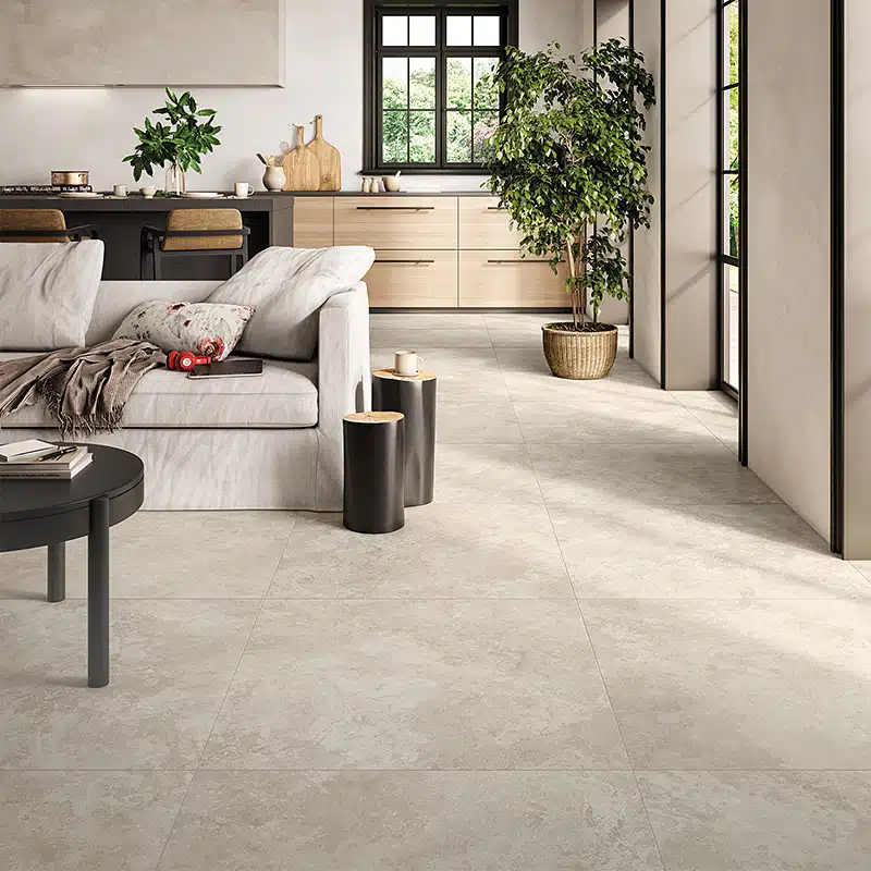 Travertino Light cross en intérieur 80x80 cm