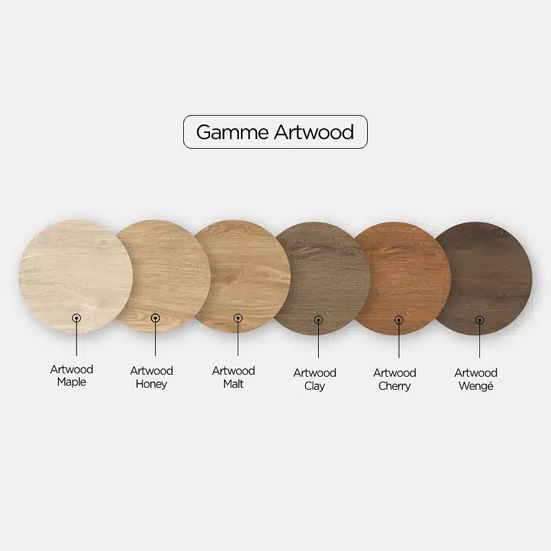 Toutes les nuances de la gamme Artwood