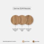 Schéma des différentes teintes gamme Izumi Nocciola